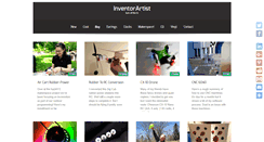 Desktop Screenshot of inventorartist.com